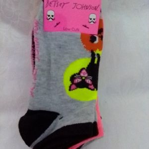 Betsey Johnson Halloween Low Cut Socks